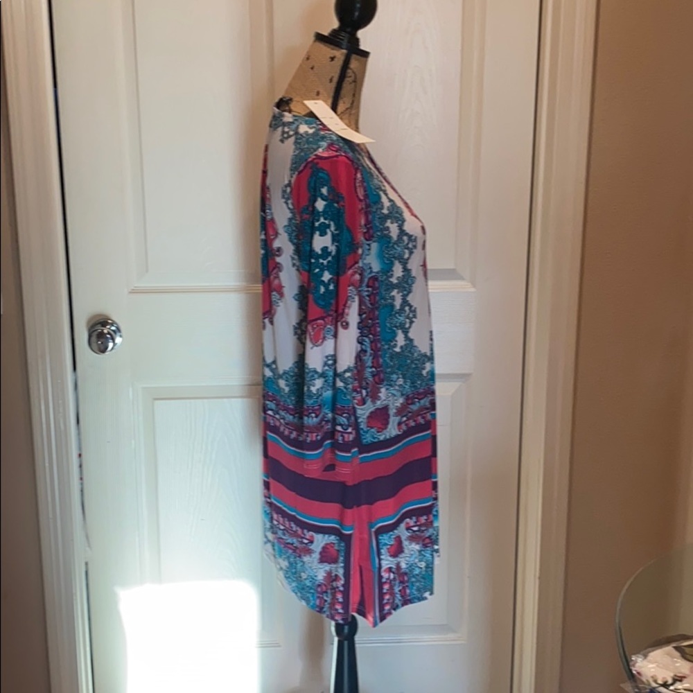 Multi colored tunic dress. - Picture 4 of 5